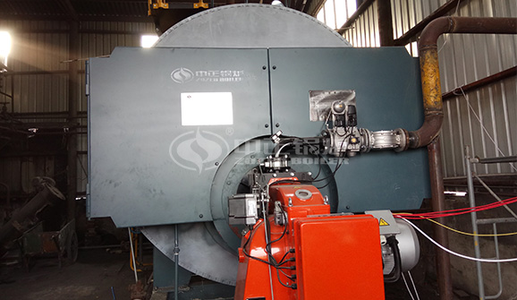 南京常力蜂業2噸WNS系列冷凝式三回程燃氣蒸汽鍋爐項目